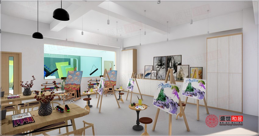 合肥美術培訓班裝修效果圖 合肥美術培訓班裝修效果圖